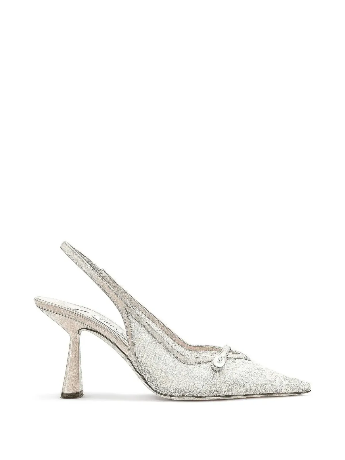 Jimmy Choo アミタ レース パール スリングバックパンプス - 画像1