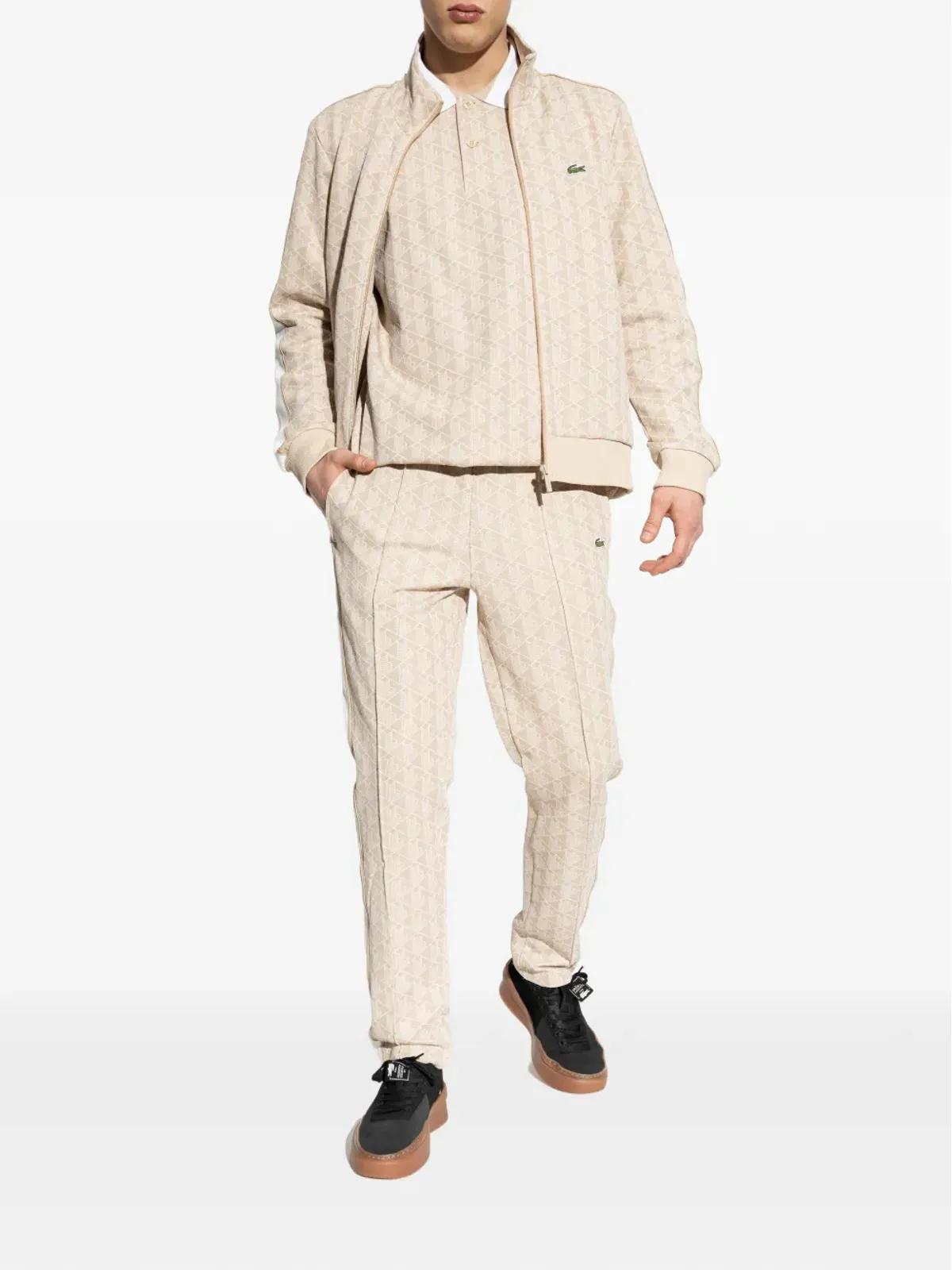 Lacoste パターン柄ポロシャツ - 画像2