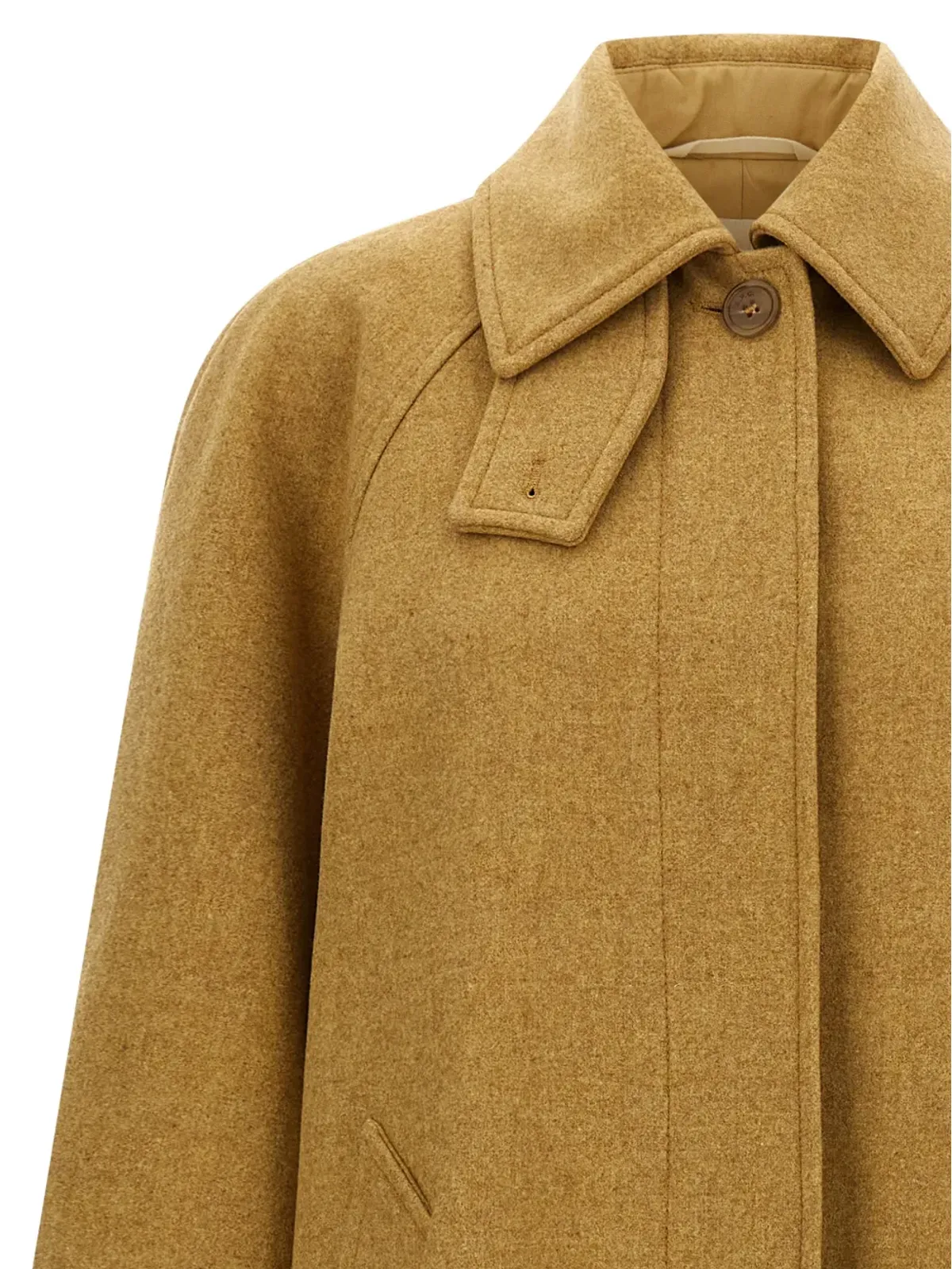 A.P.C. シャツカラー取り外しベルトコート - 画像3