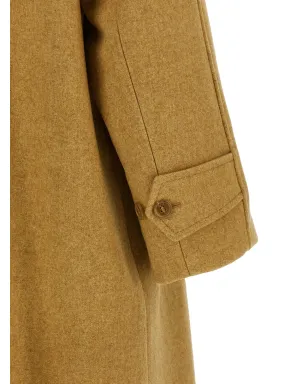 A.P.C. シャツカラー取り外しベルトコート - サムネイル4