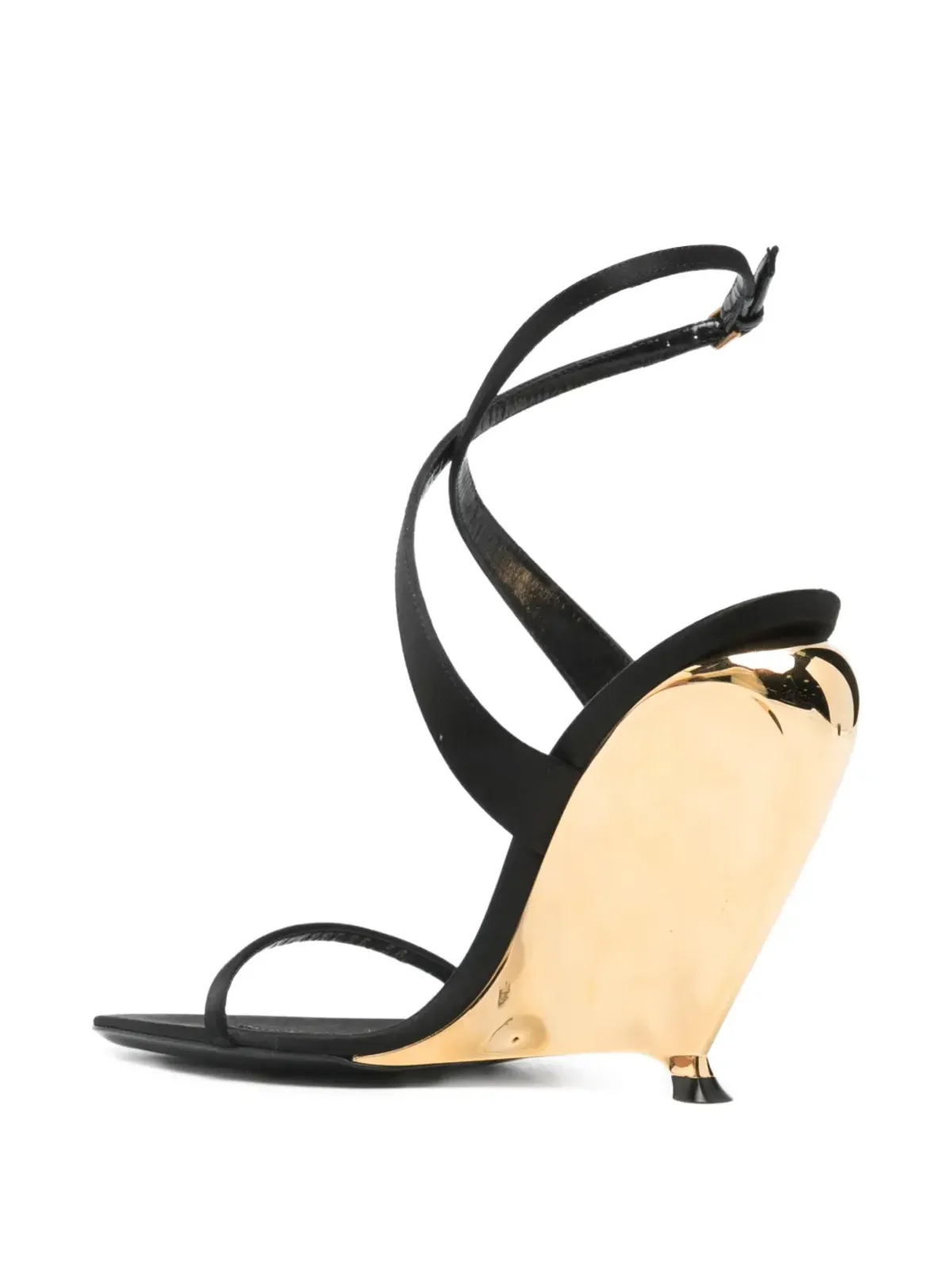 Saint Laurent Pre-Owned Tallulah アンクルストラップヒールサンダル - 画像3