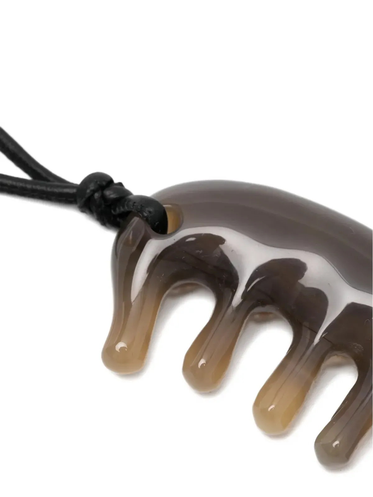 LEMAIRE Beluga Gua Sha ペンダントネックレス - Grey - 画像3