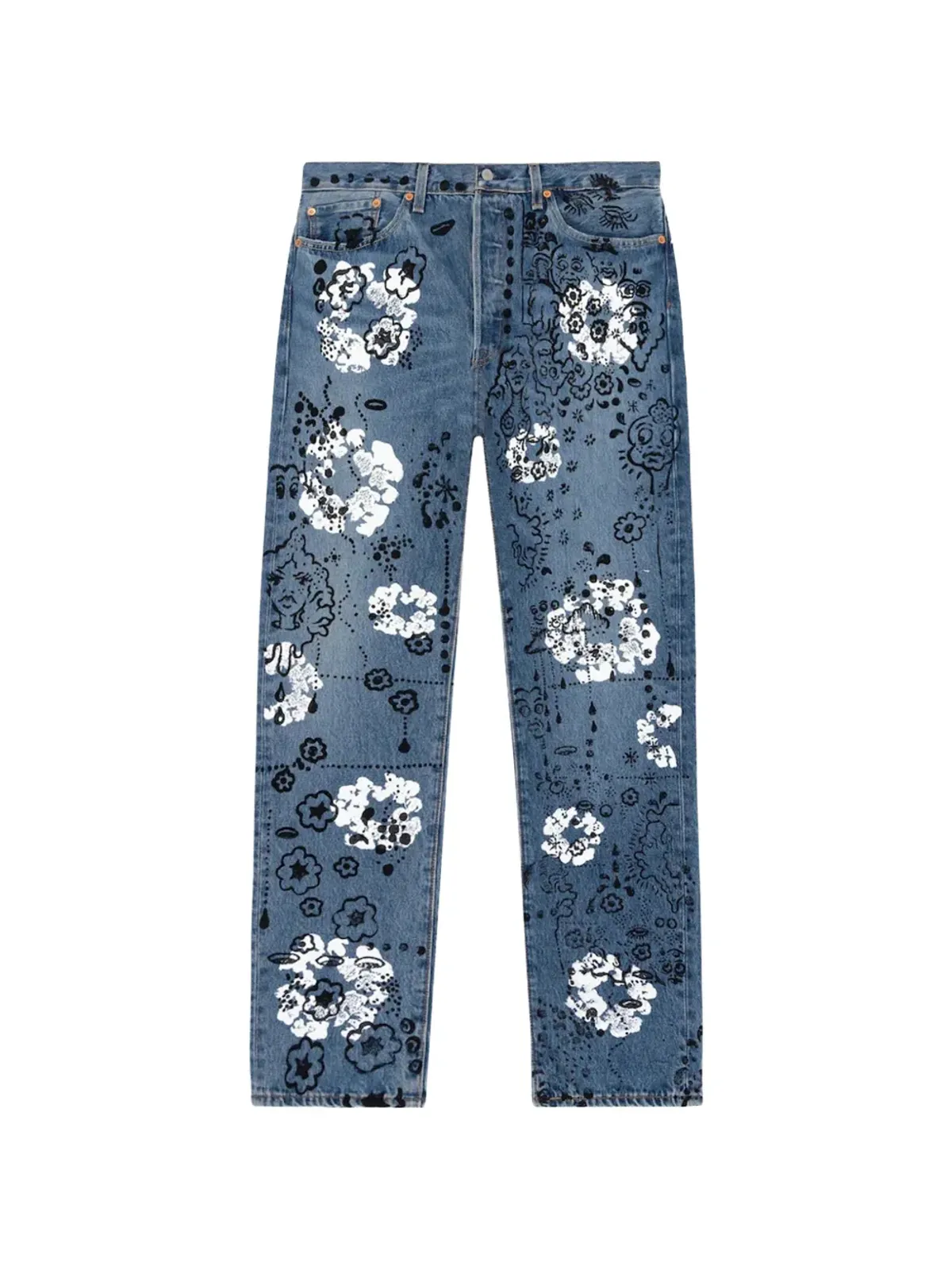 Denim Tears デニム テアーズ × イラク Levi's 501 wreath ロゴ ジーンズ - 画像1