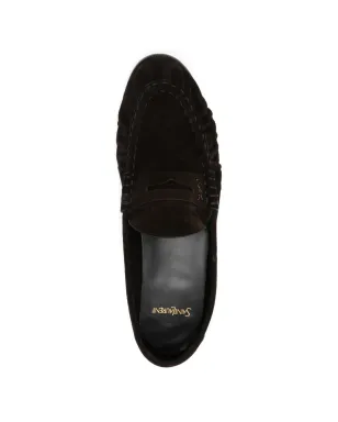 Saint Laurent ビンテージ Cassandre-detail スエードローファー - サムネイル4