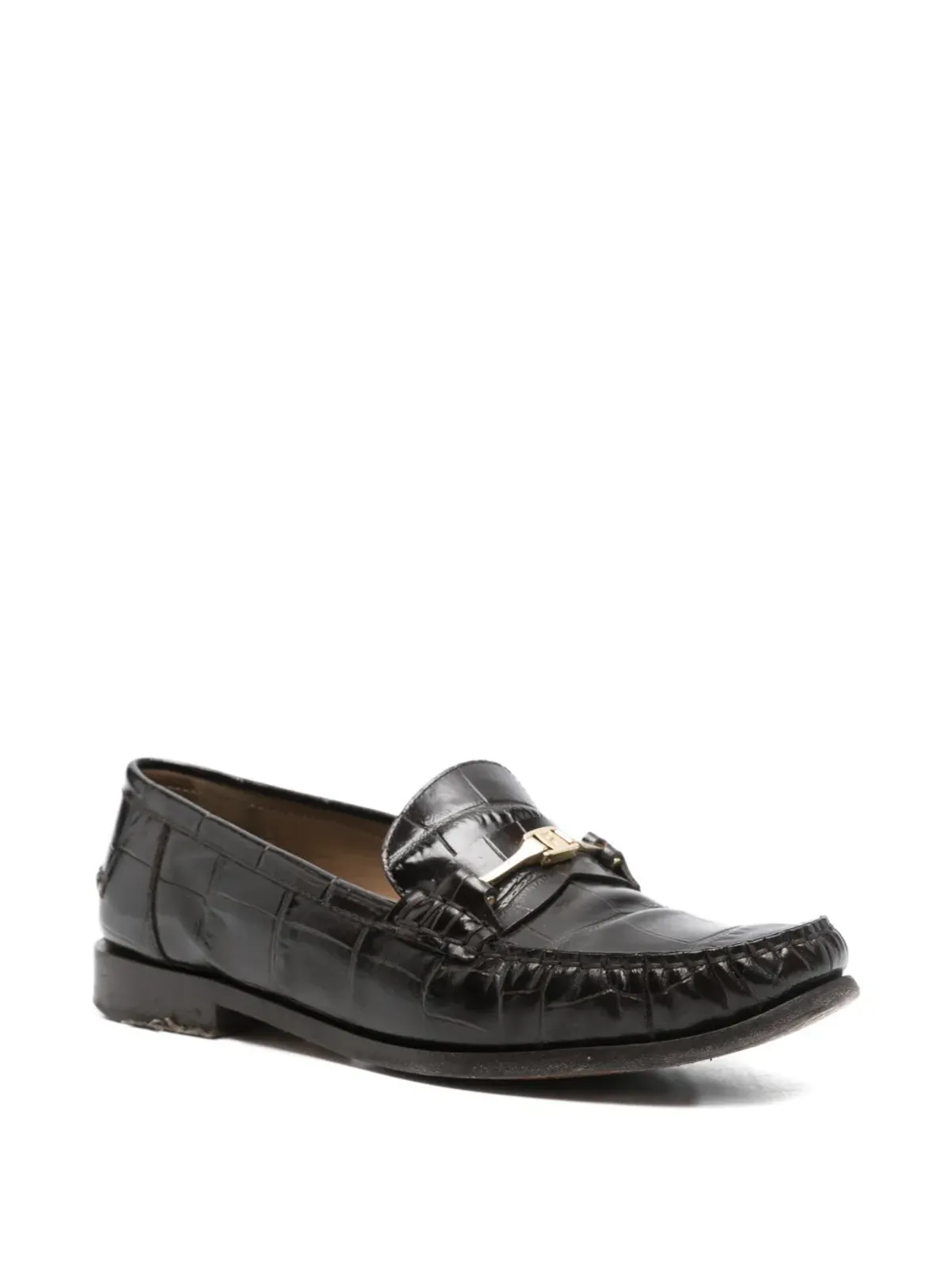 Ferragamo ビンテージ Vara レザー ローファー - 画像2