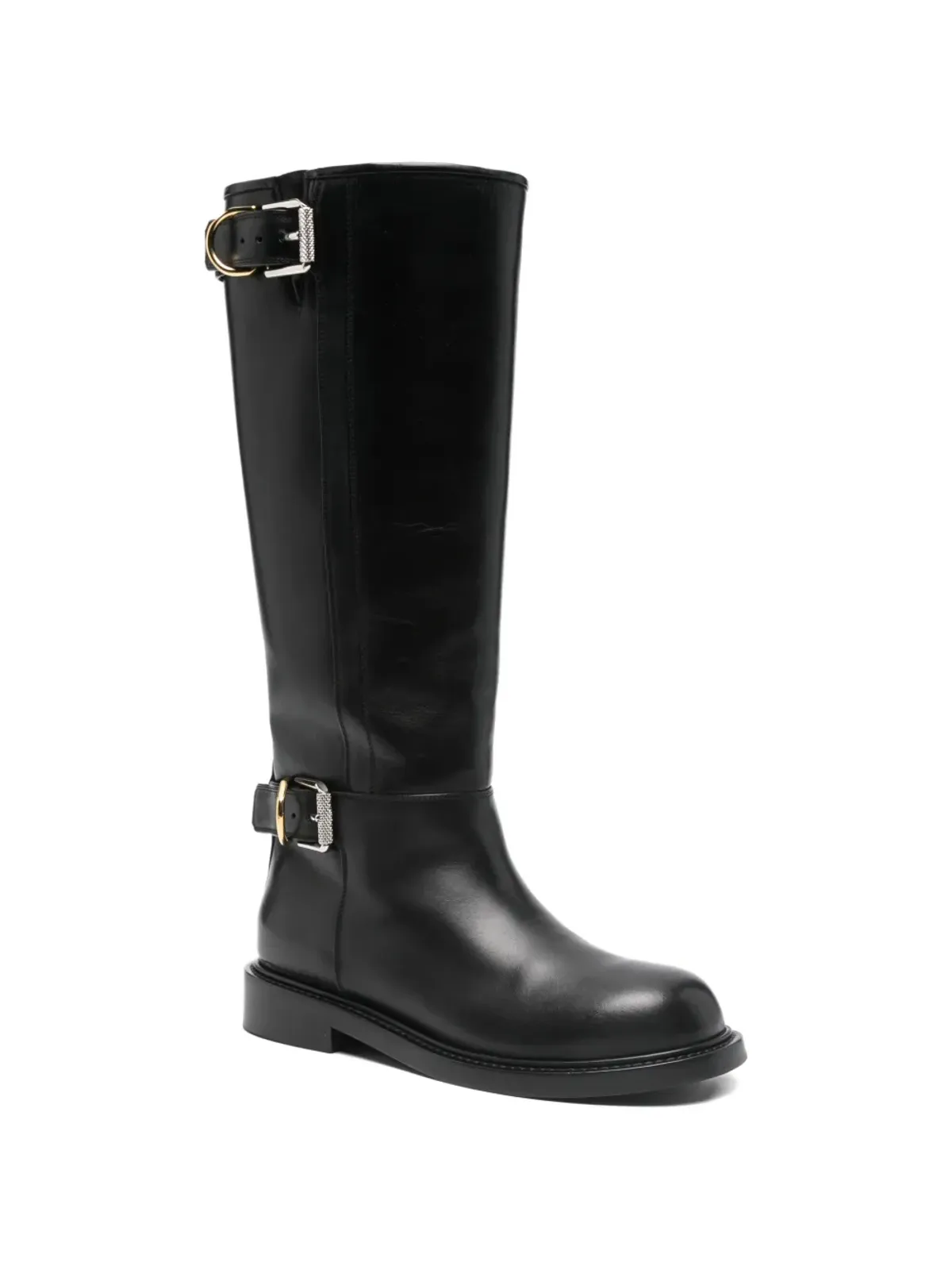 Givenchy Pre-Owned バックル付きレザーブーツ - 画像2