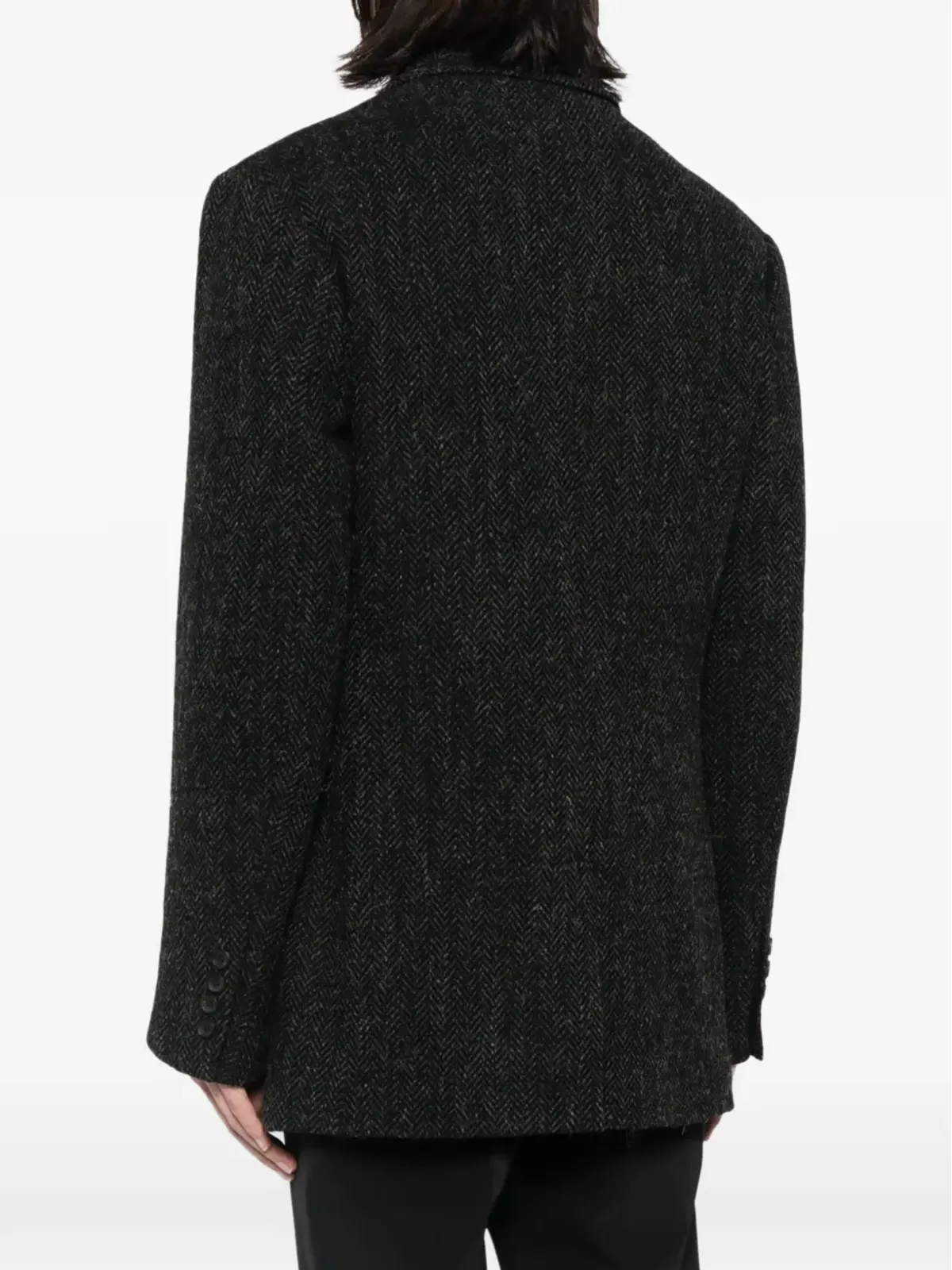 Yohji Yamamoto Pre-Owned ノッチド・ラペル ブレザー - 画像4