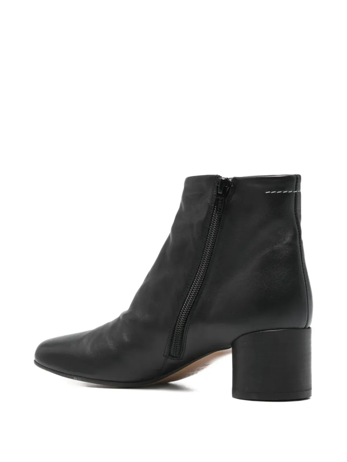 Maison Martin Margiela Pre-Owned アナトミックレザー アンクルブーツ - ブラック - 画像3