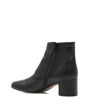 Maison Martin Margiela Pre-Owned アナトミックレザー アンクルブーツ - ブラック - サムネイル3
