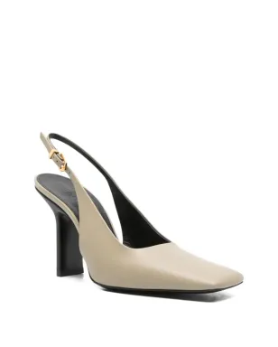 Lanvin Pre-Owned スクエアトゥ・スリングバックパンプス - サムネイル2