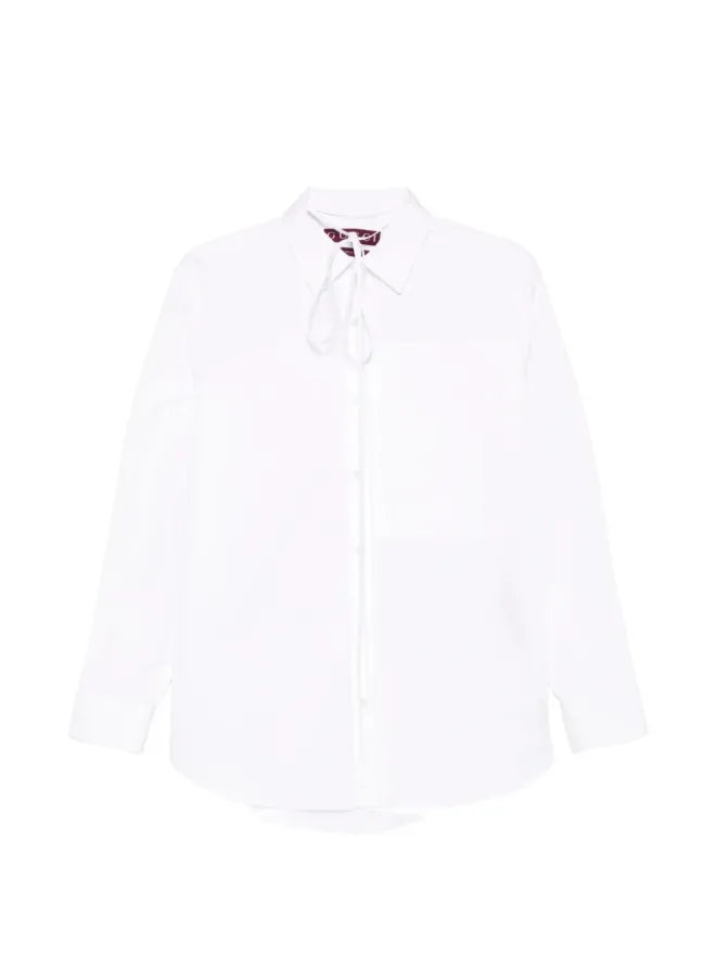 Gucci Pre-Owned Gucci Pre-Owned 長袖ポプリンシャツ - ホワイトの商品画像