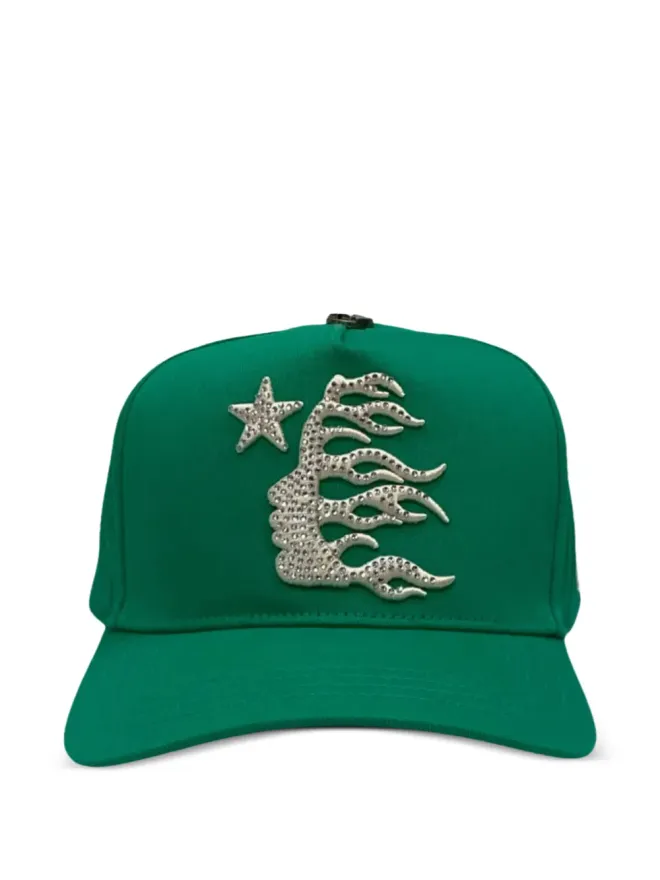 HELLSTAR HELLSTAR ラインストーン付きスナップバックハットの商品画像