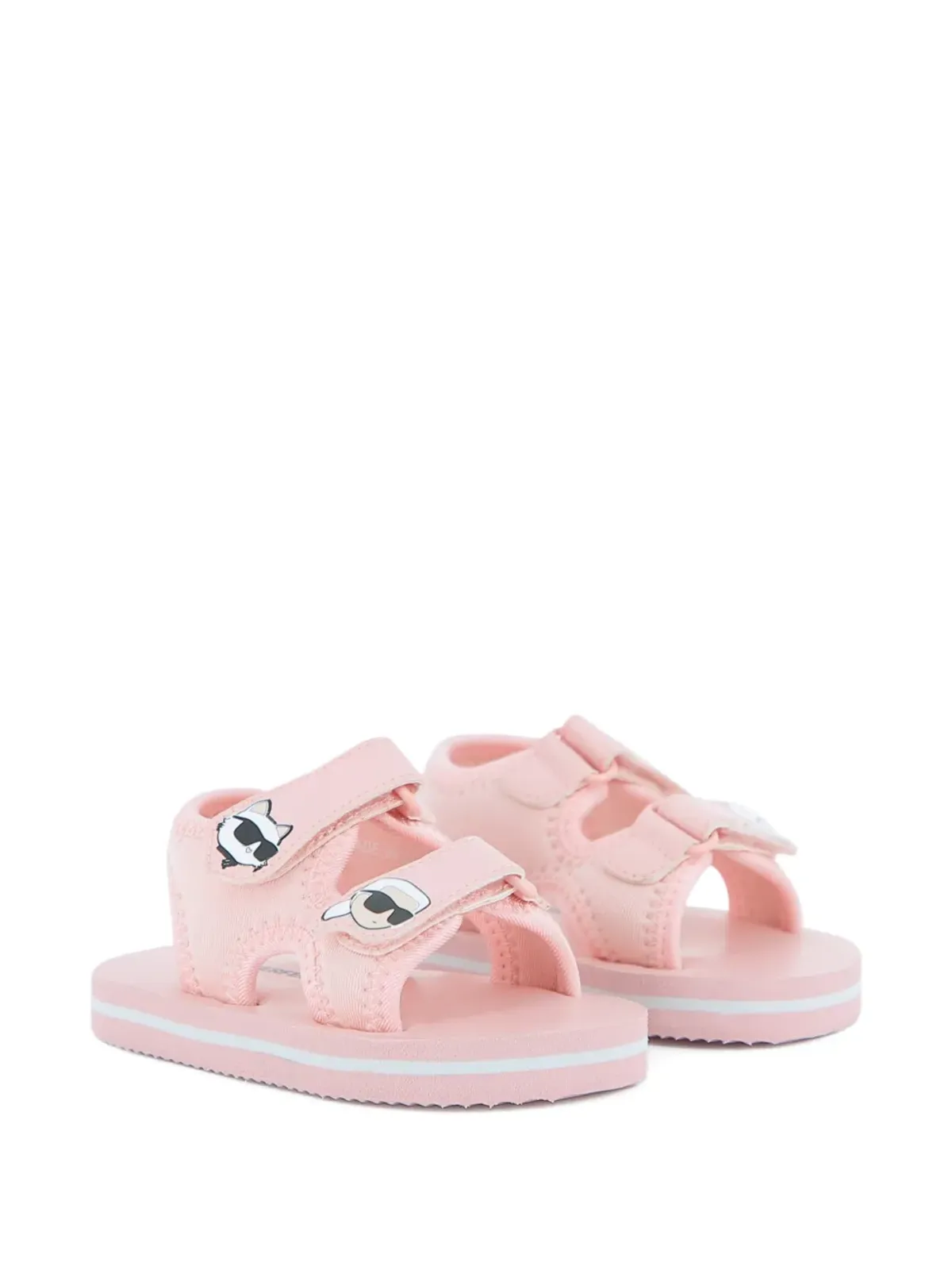 Karl Lagerfeld Kids アイコニックアップリケサンダル - 画像1