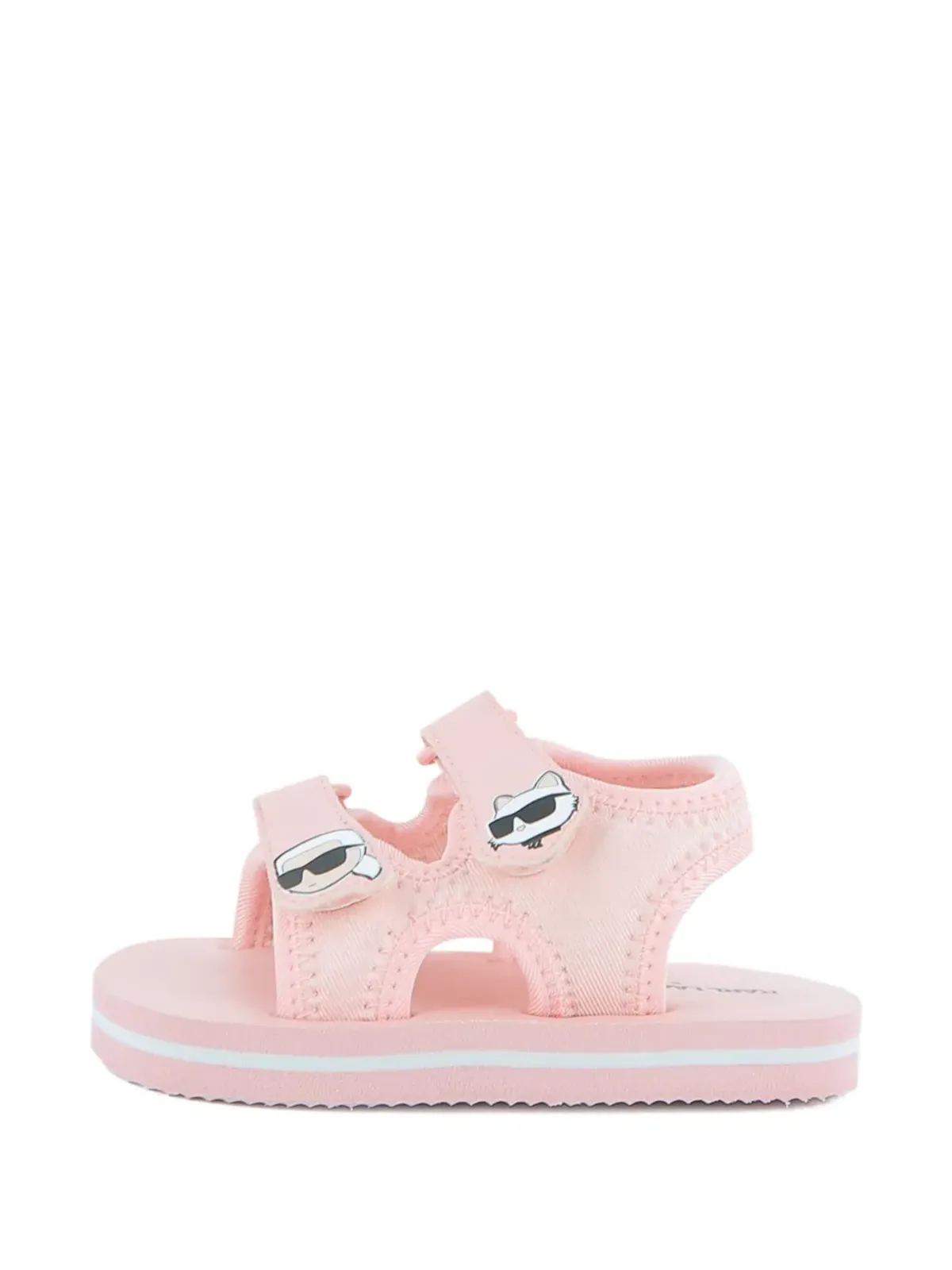 Karl Lagerfeld Kids アイコニックアップリケサンダル - 画像2