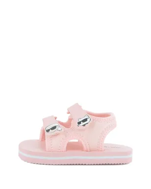 Karl Lagerfeld Kids アイコニックアップリケサンダル - サムネイル2
