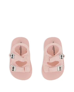 Karl Lagerfeld Kids アイコニックアップリケサンダル - サムネイル4