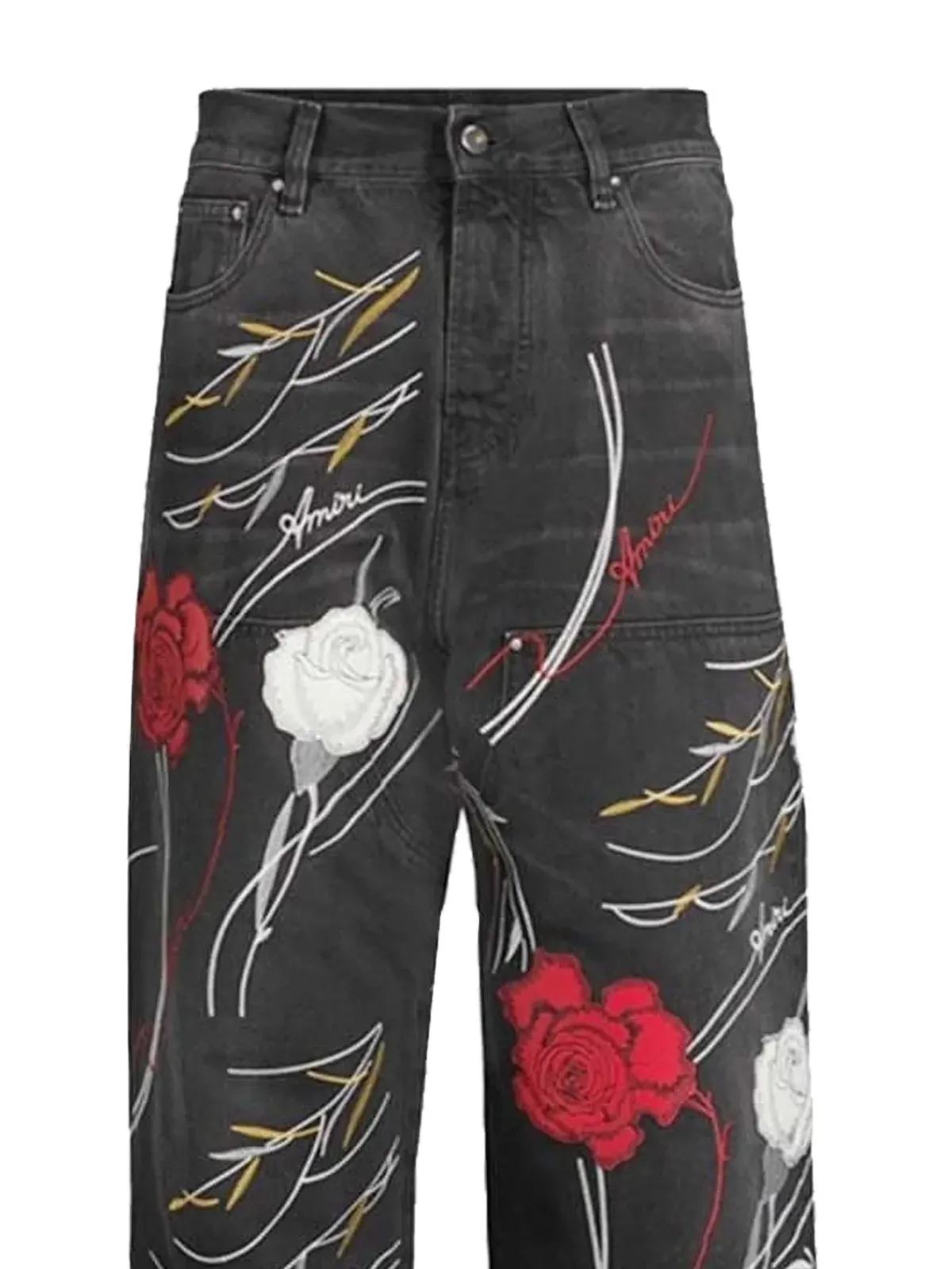 AMIRI 花柄プリントパンツ - 画像2
