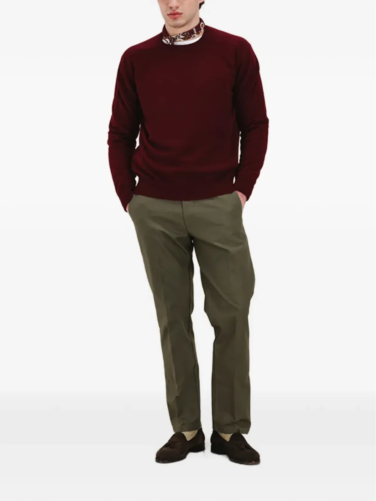 Fortela Cooper cashmere sweater - Red - 画像2