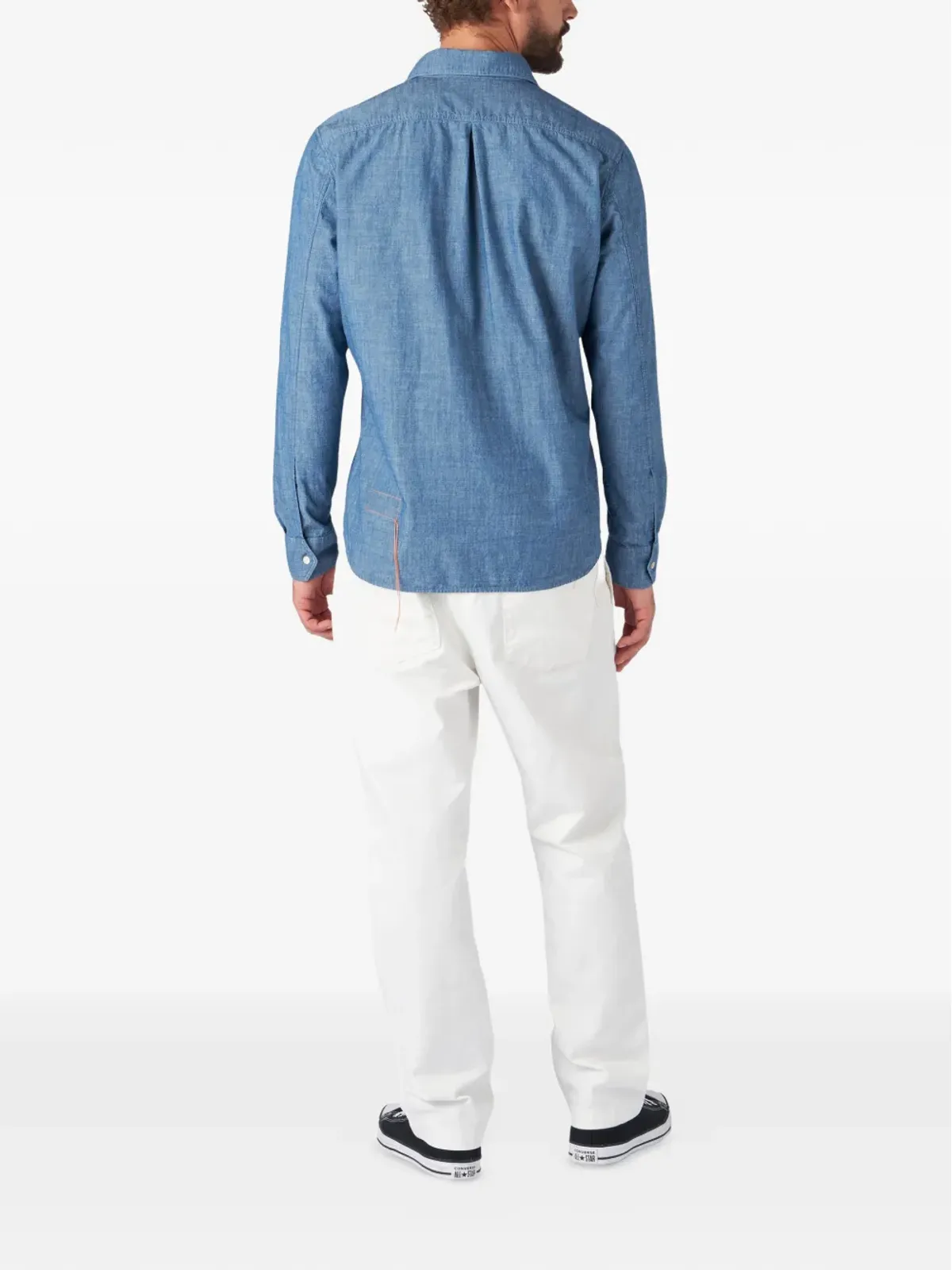Fortela Amleto cotton shirt - Blue - 画像3