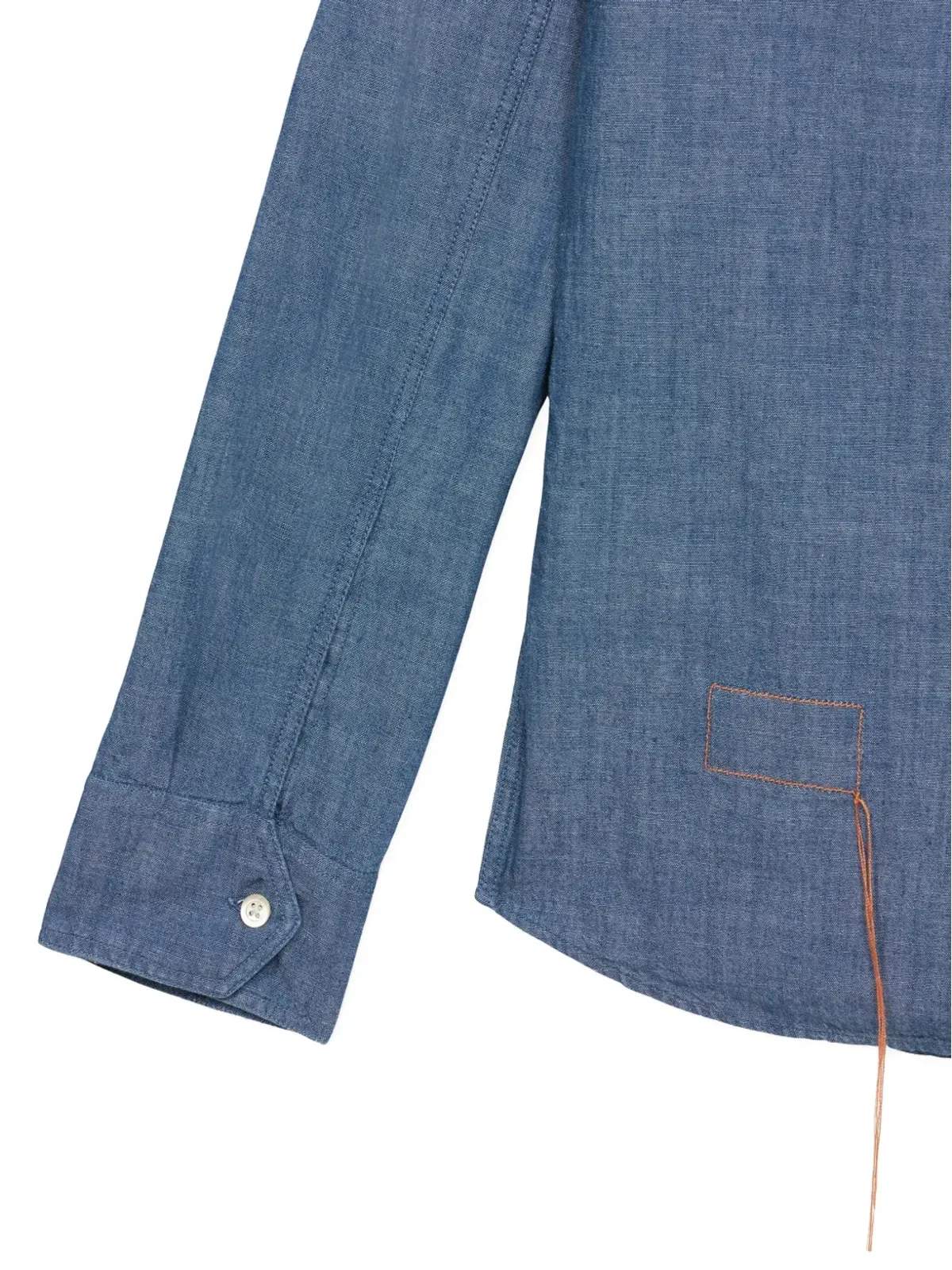 Fortela Amleto cotton shirt - Blue - 画像4