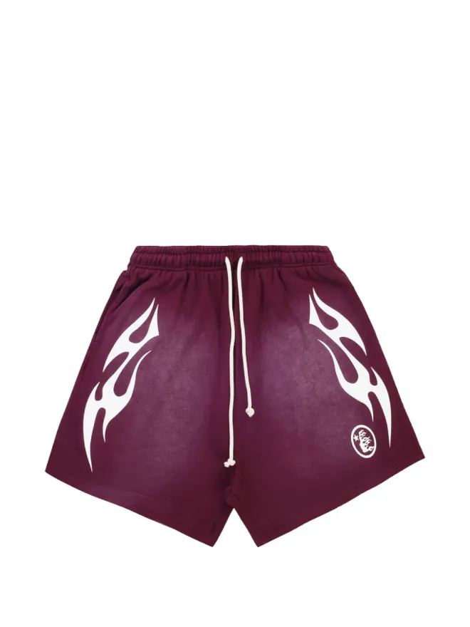 HELLSTAR HELLSTAR マルーン炎柄ショーツの商品画像