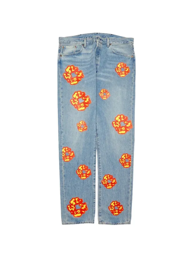 Denim Tears Denim Tears デニム ティアーズ x オフセット x Levi's 501 ジーンズ - ブルーの商品画像