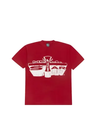 HELLSTAR グラフィックTシャツ - レッド - サムネイル1