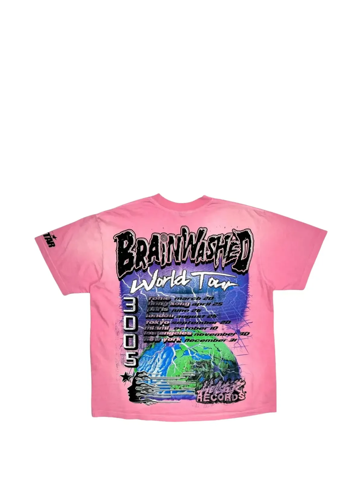 HELLSTAR ショートスリーブ グラフィック Tシャツ - ピンク - 画像2