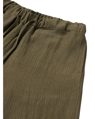 Fortela Jaleh drawstring trousers - Green - サムネイル3