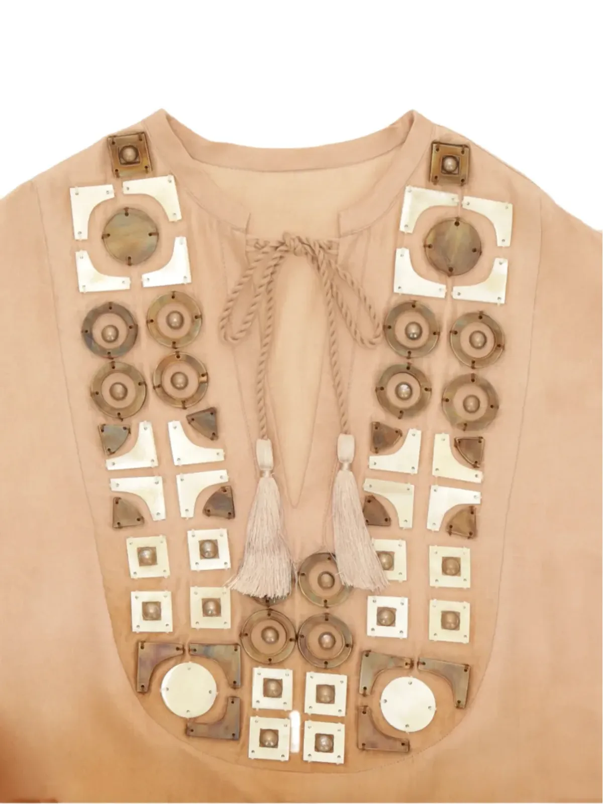 Fortela Andrea mini dress - Neutrals - 画像3