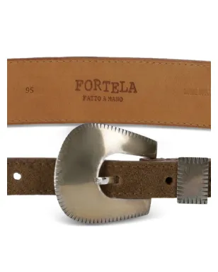 Fortela アラバマ スエードベルト - ブラウン - サムネイル2