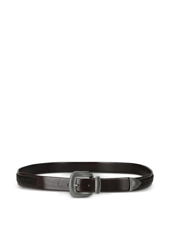 Fortela Fortela Clayton 彫刻バックル ベルトの商品画像