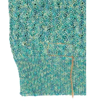 Fortela Lizzy knitted front-detail vest - Green - サムネイル4