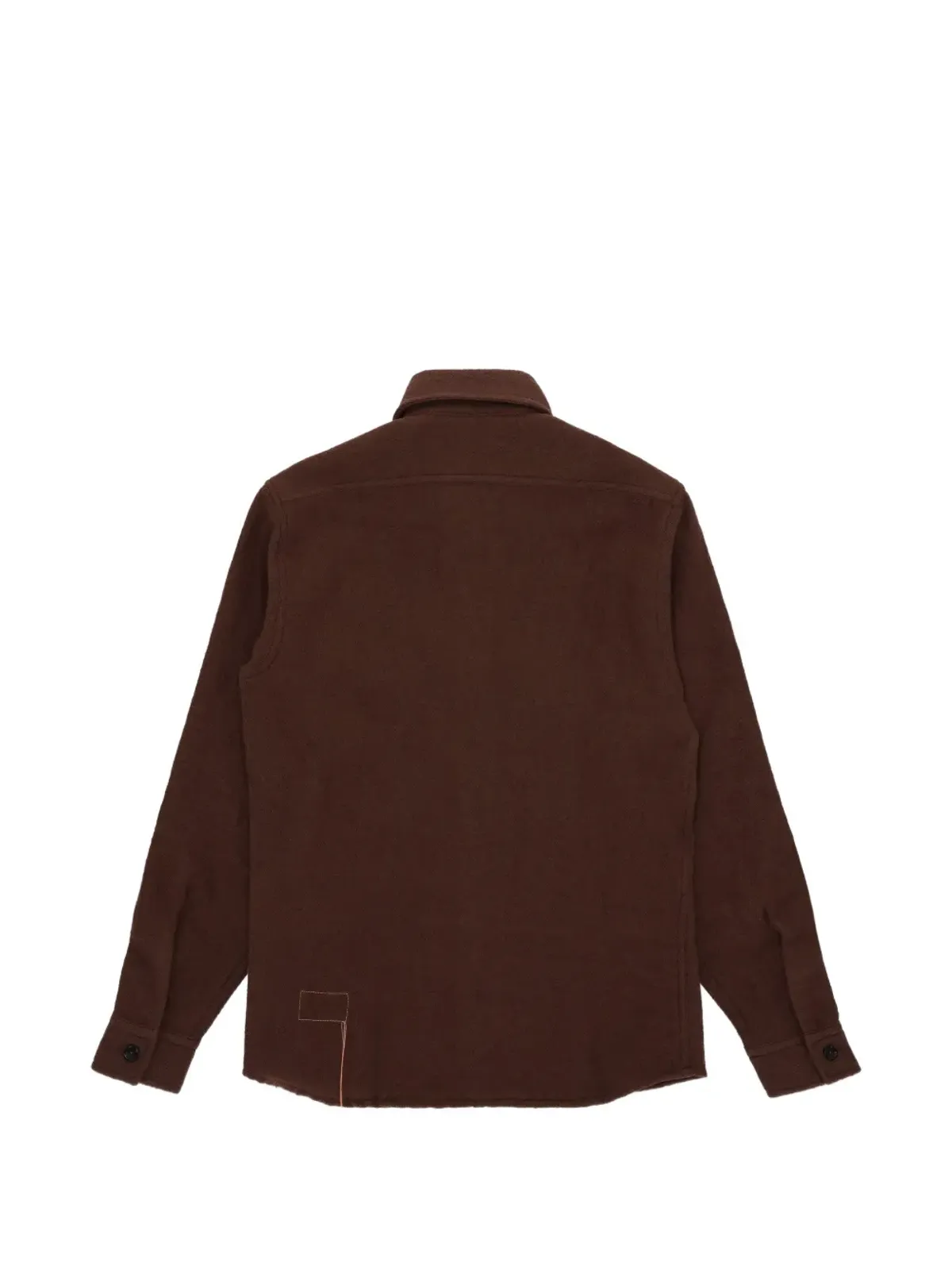 Fortela Kenny brushed chest-pocket overshirt - 画像2