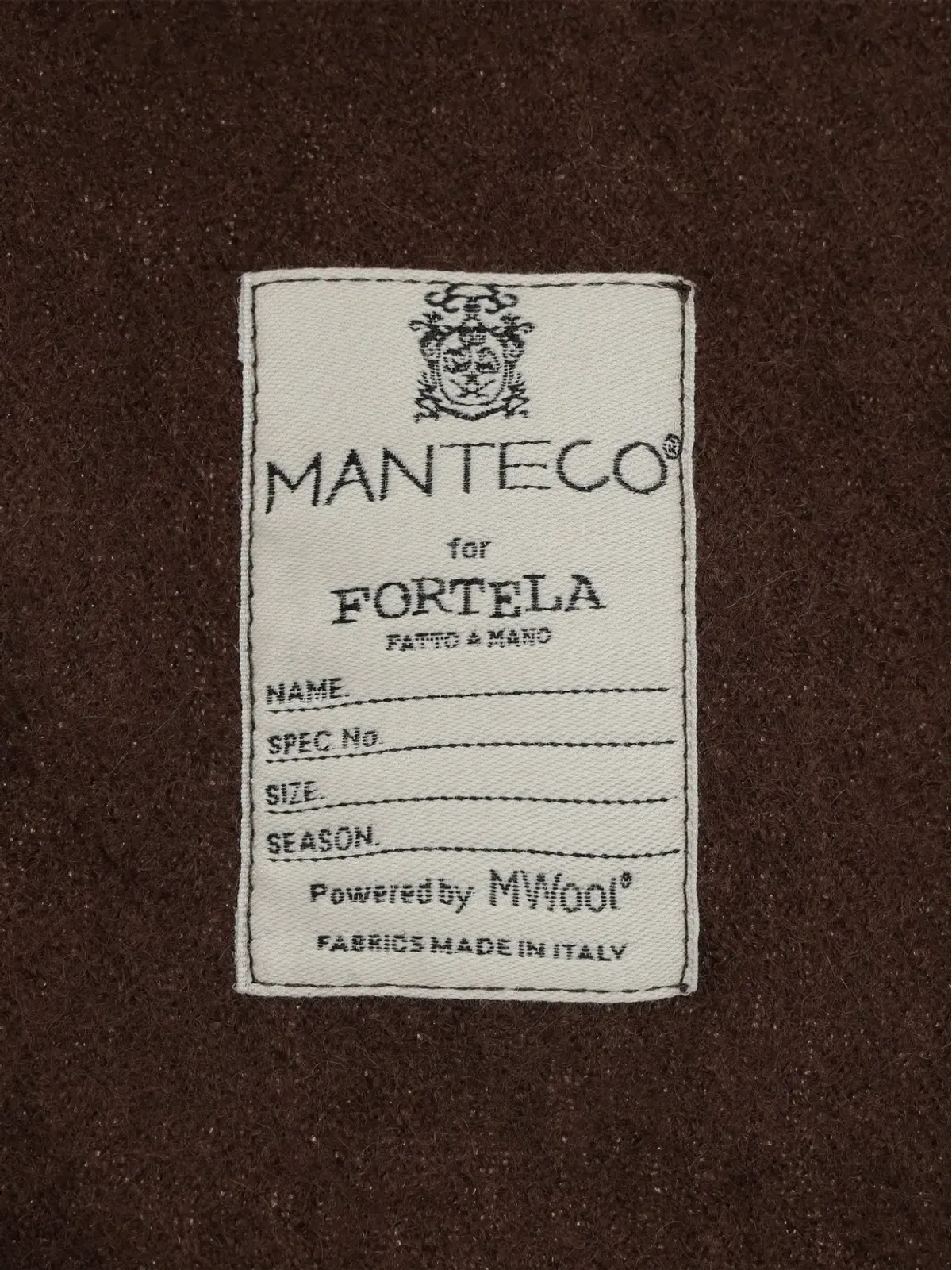 Fortela Kenny brushed chest-pocket overshirt - 画像3