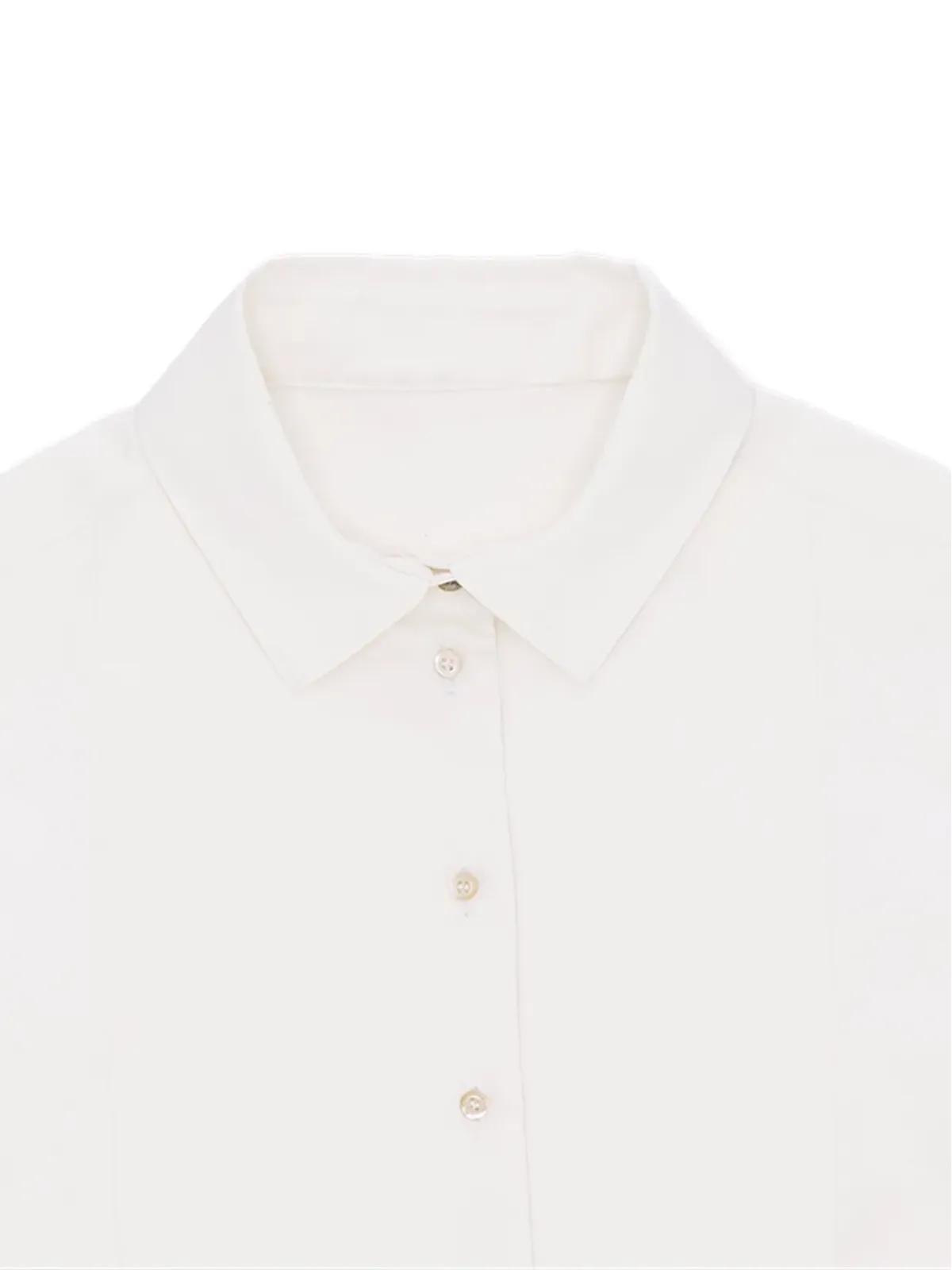Fortela Ginette buttoned silk shirt - White - 画像5