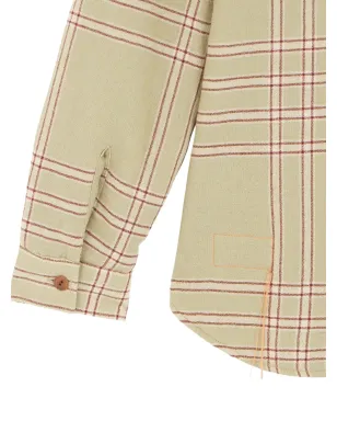 Fortela patch-pockets checked overshirt - Green - サムネイル5