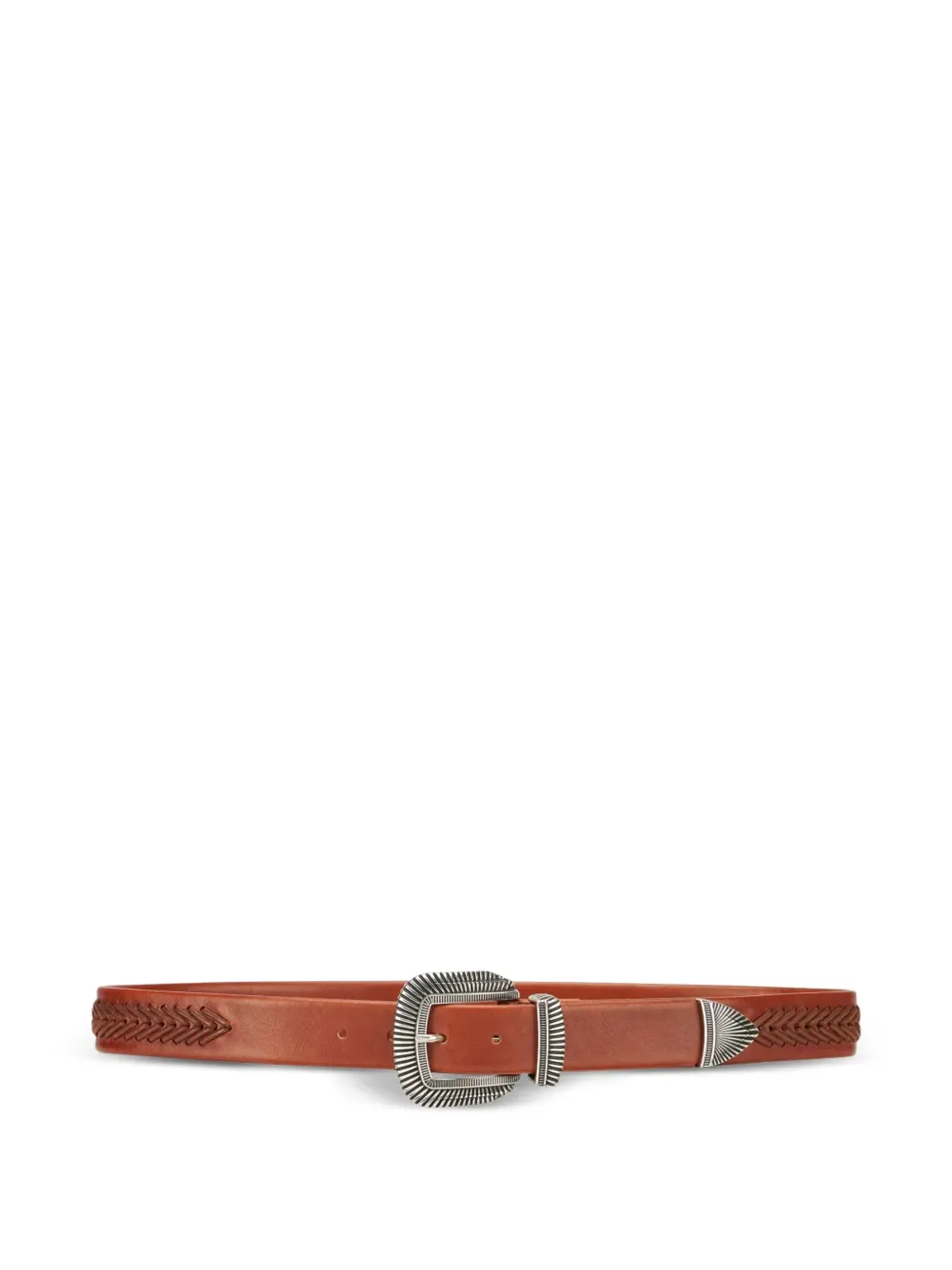 Fortela Clayton レザー バックルベルト - Brown - 画像1