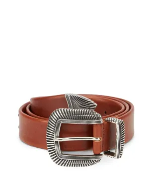 Fortela Clayton レザー バックルベルト - Brown - サムネイル3