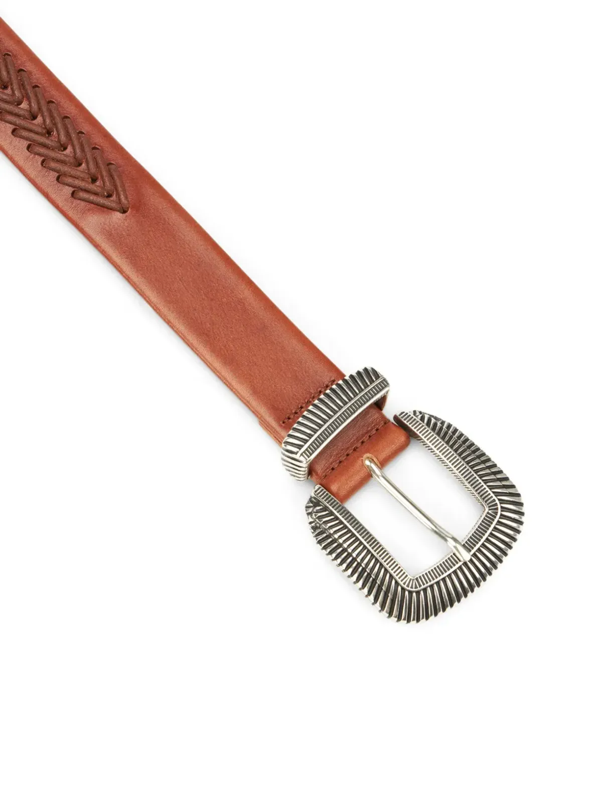 Fortela Clayton レザー バックルベルト - Brown - 画像4