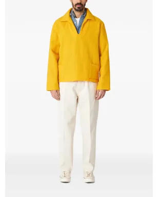 Fortela Franco2 V-neck pocket sweater - Yellow - サムネイル2