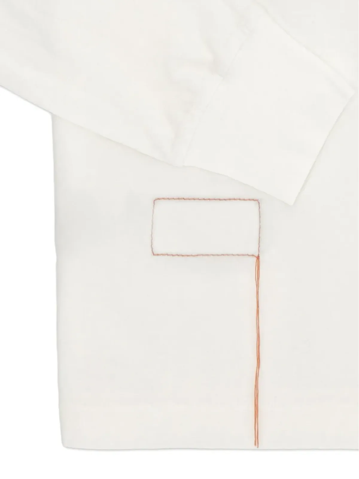 Fortela コラリアンプ長袖Tシャツ - ホワイト - 画像4