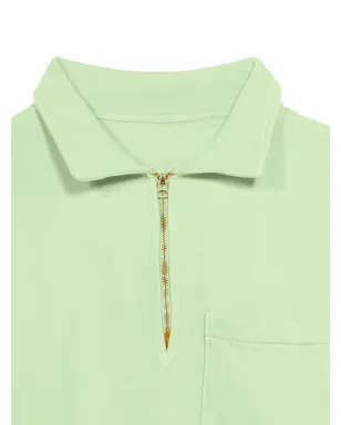 Fortela Yale ジップチェストポケット ポロシャツ - サムネイル3