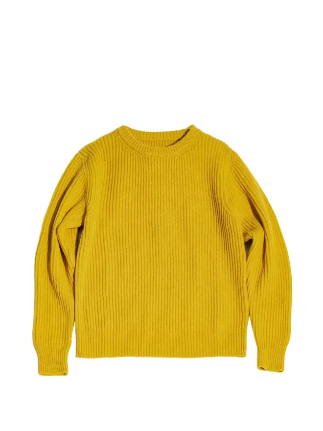 Fortela Fortela アルベルト リブ編みクルーネックセーター - Yellowの商品画像