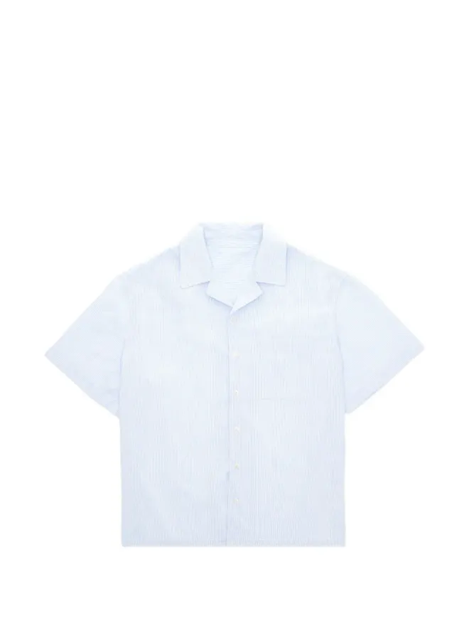 Fortela Fortela ブルーのショートスリーブボウリングシャツの商品画像