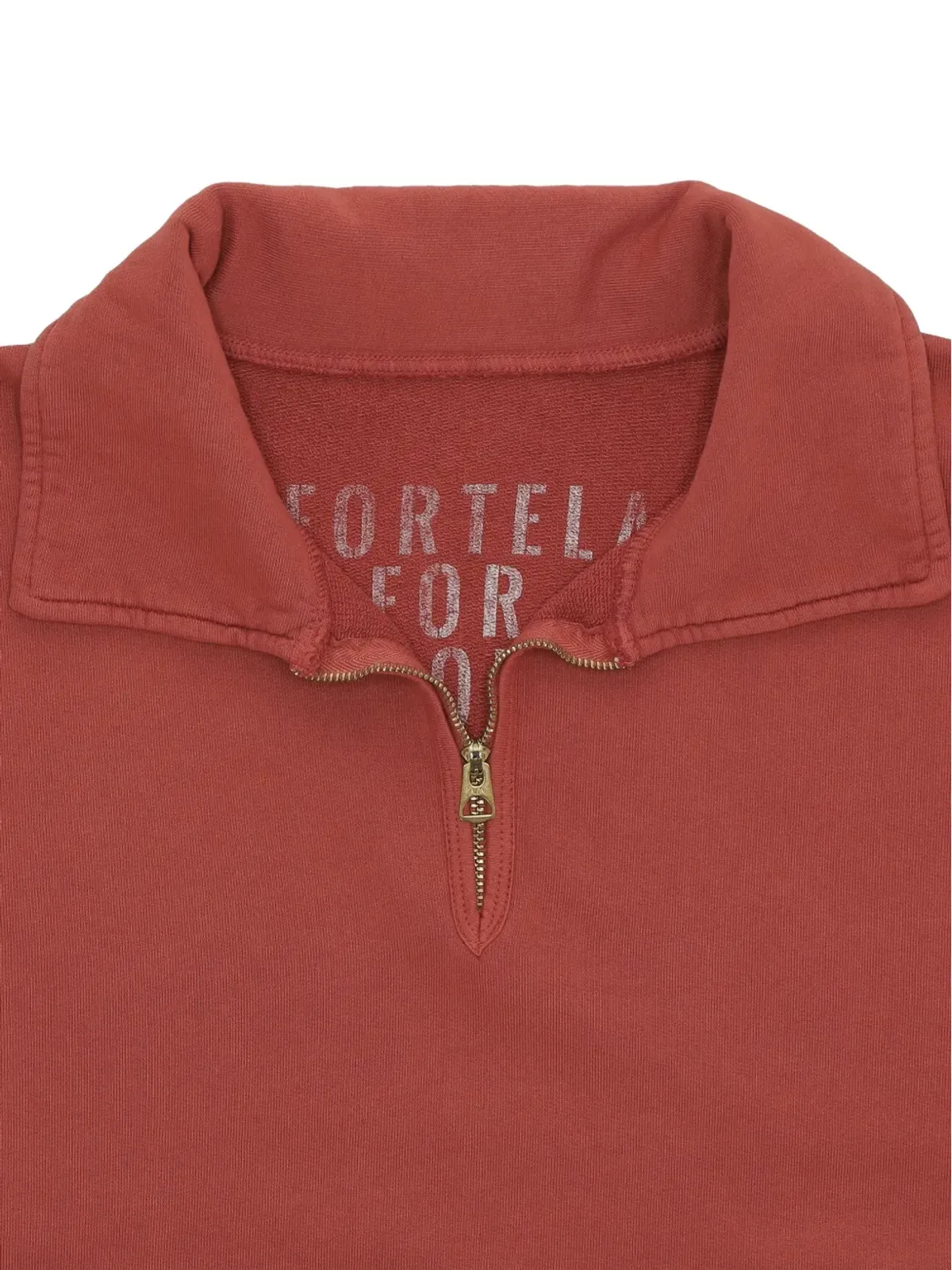 Fortela ジップファスナー付き半袖ポロシャツ - 画像3