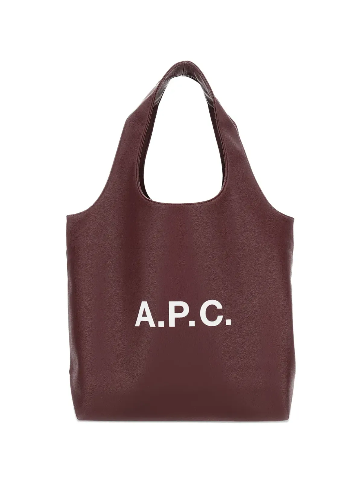 A.P.C. ロゴプリント ショルダーバッグ - ブラウン - 画像1