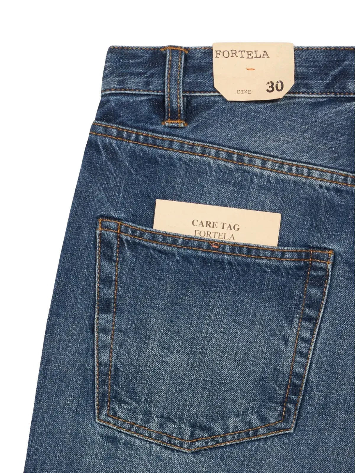 Fortela 911 Superjohn Selvedge 5-pocket jeans - Blue - 画像3