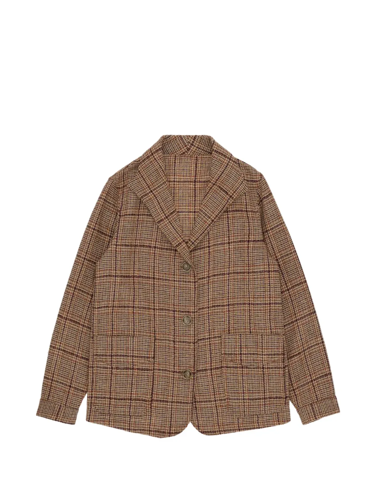 Fortela Scotland checked blazer - Brown - 画像1