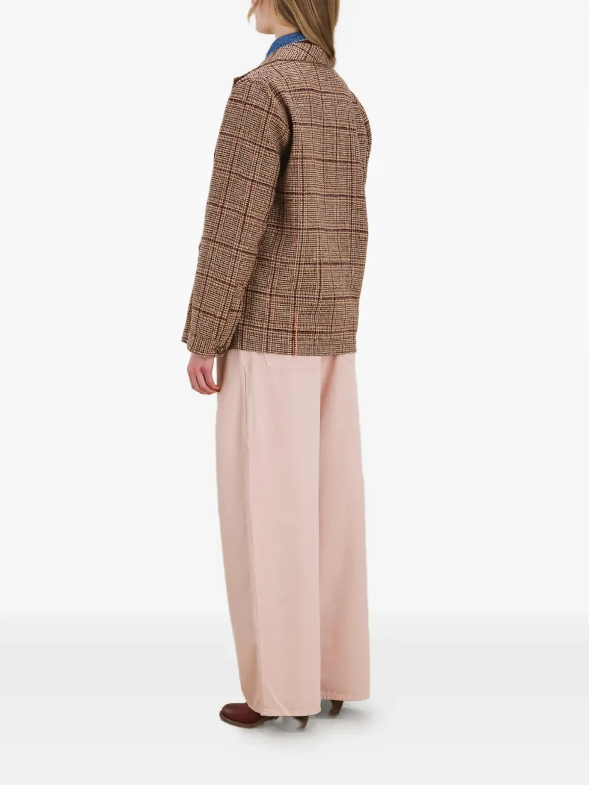Fortela Scotland checked blazer - Brown - 画像3